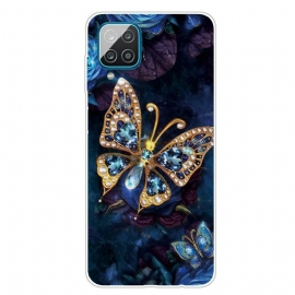 Θήκη Samsung Galaxy A12 / M12 Deluxe Butterfly