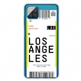 Θήκη Samsung Galaxy A12 / M12 Κάρτα Επιβίβασης Για Λος Άντζελες