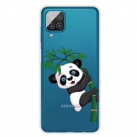 Θήκη Samsung Galaxy A12 / M12 Panda Panda On Bamboo