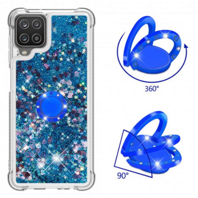 Θήκη Samsung Galaxy A12 / M12 Πούλιες Με Υποστήριξη Δακτυλίου