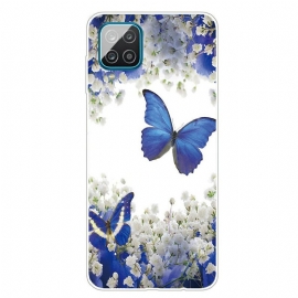 Θήκη Samsung Galaxy A12 / M12 Σχέδιο Πεταλούδων
