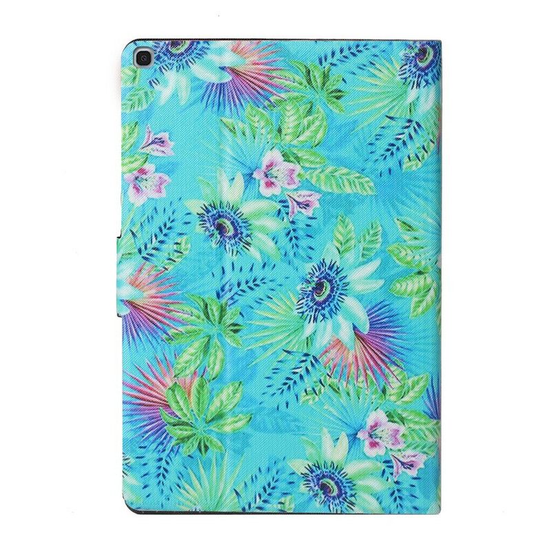 Κάλυμμα Samsung Galaxy Tab A 10.1 (2019) Λουλούδια Και Φύλλα