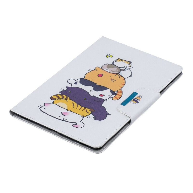 Κάλυμμα Samsung Galaxy Tab A 10.1 (2019) Σωρός Από Γάτες