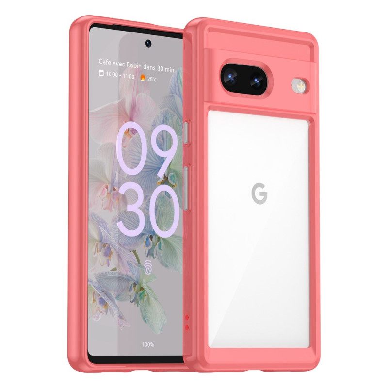 Θήκη Google Pixel 7 Διαφανές Υβριδικό