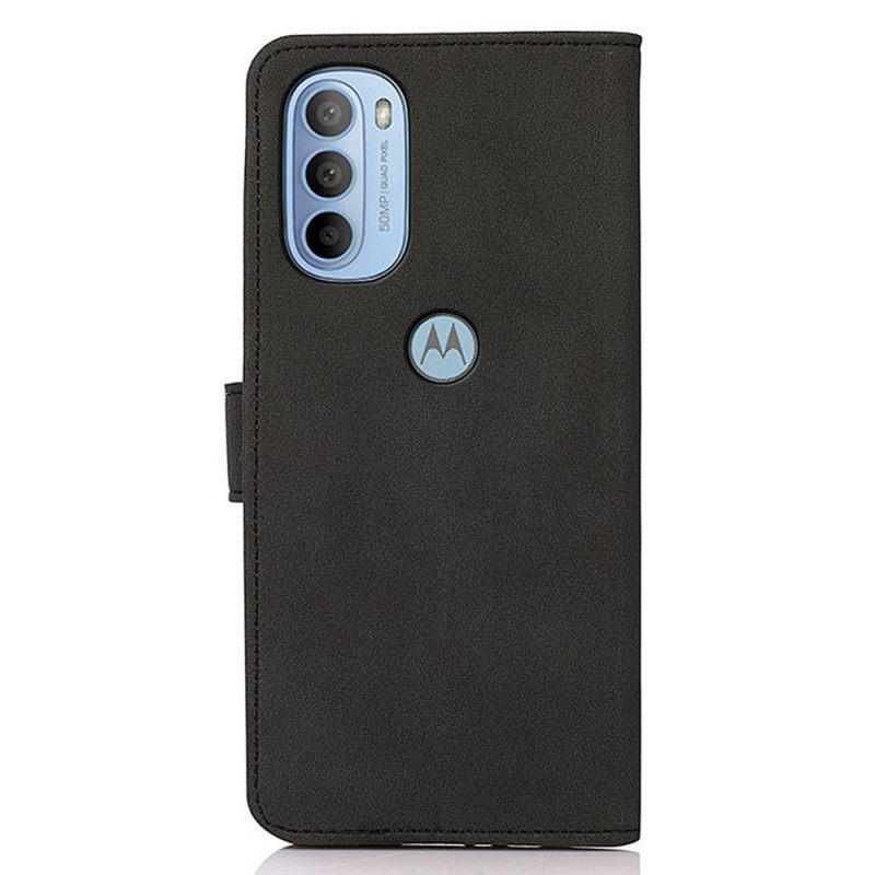 δερματινη θηκη Moto G31 / Moto G41 Khazneh Fashion Leather Effect