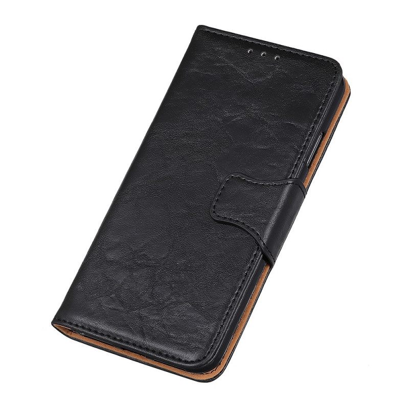 Κάλυμμα Moto G31 / Moto G41 Δερμάτινο Σπαστό Κούμπωμα