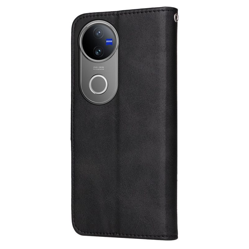 Δερματινη Θηκη Vivo V50 5g Απλό Δερμάτινο Εφέ