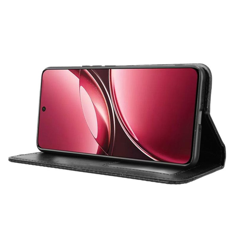 Δερματινη Θηκη Vivo V50 5g Vintage Frieze Σιλικόνης