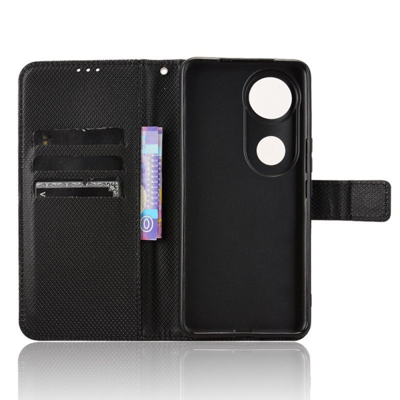 Δερματινη Θηκη Vivo V50 5g Υφή Διαμαντιού