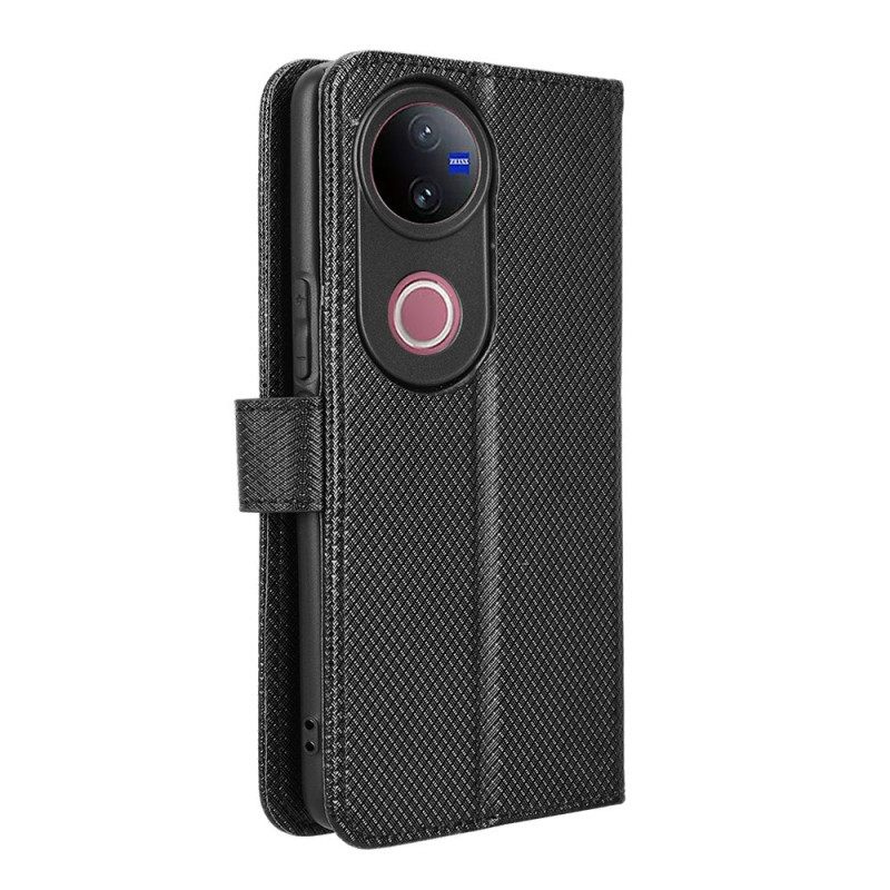 Δερματινη Θηκη Vivo V50 5g Υφή Διαμαντιού