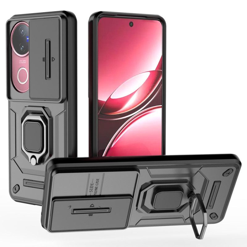 Κάλυμμα Vivo V50 5g Ανθεκτικό Δαχτυλίδι Με Προστατευτικό Φακού