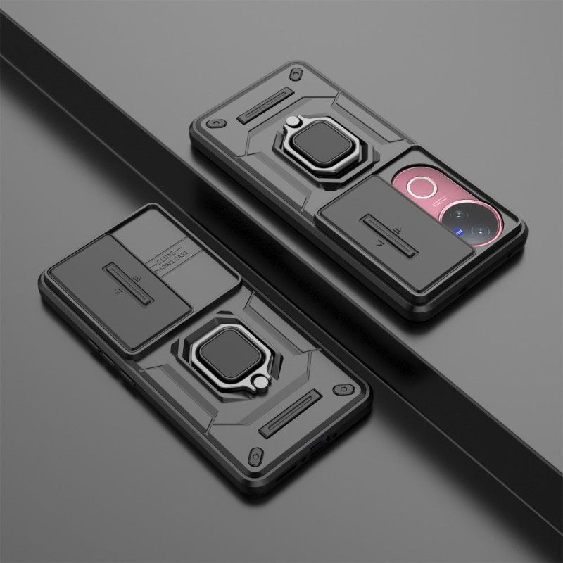 Κάλυμμα Vivo V50 5g Ανθεκτικό Δαχτυλίδι Με Προστατευτικό Φακού