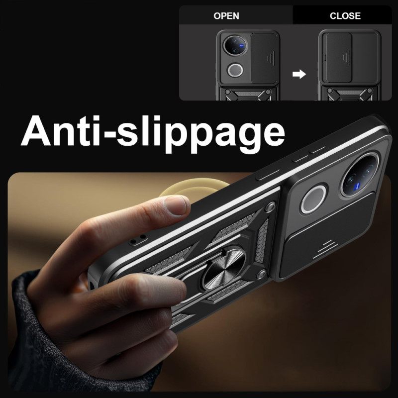 Κάλυμμα Vivo V50 5g Συρόμενο Κάλυμμα Και Στήριξη Κάμερας