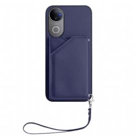 Κάλυμμα Vivo V50 5g Θήκη Καρτών Και Κορδόνι