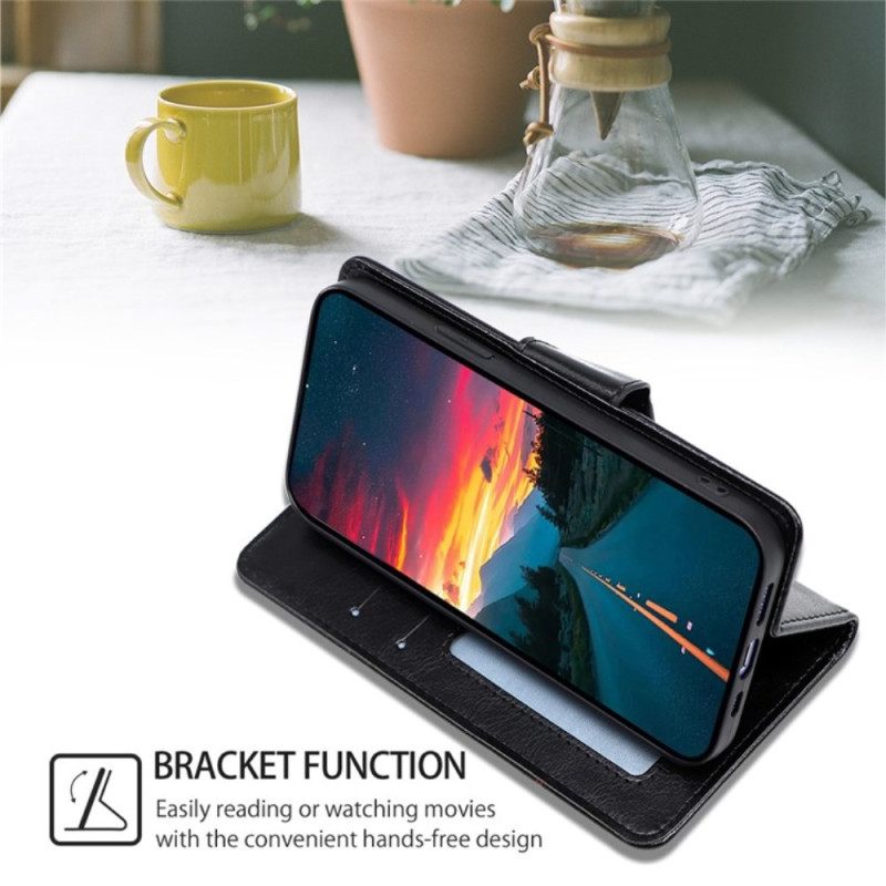 Θηκη Κινητου Vivo V50 5g Θήκες Κινητών Ρετρό Τεχνητό Δέρμα