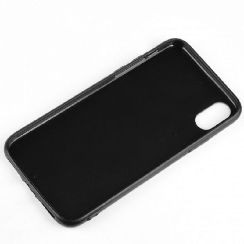 Θήκη iPhone XS Max Εφέ Δέρματος Ραφής