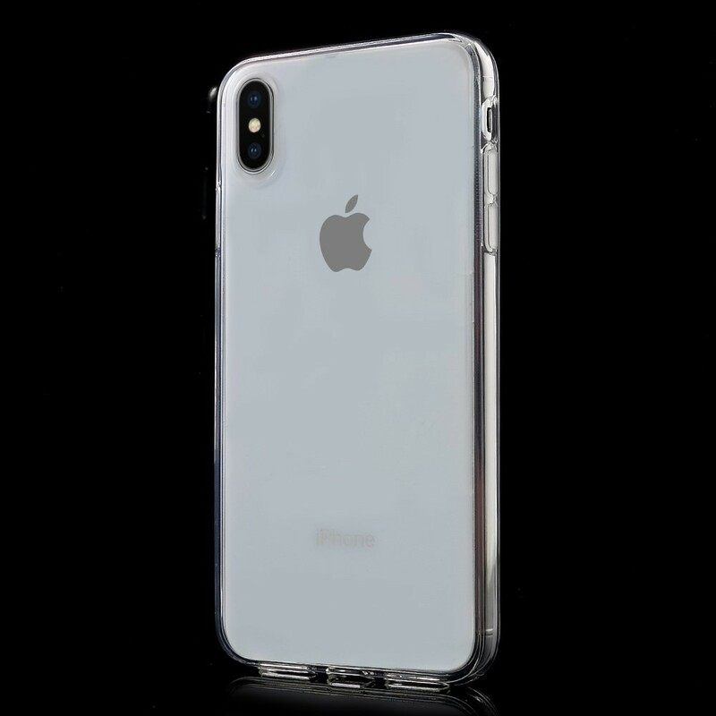 Θήκη iPhone XS Max Έγχρωμη Διαφανής Σιλικόνη