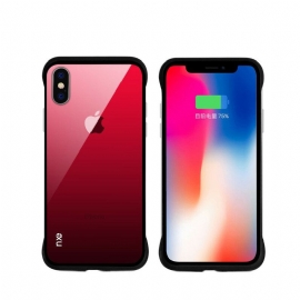 Θήκη iPhone XS Max Χρώματα Σκληρυμένου Γυαλιού Nxe