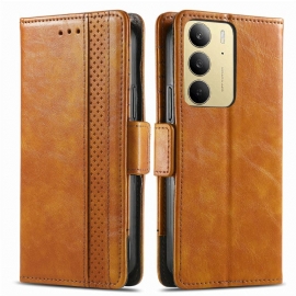 Δερματινη Θηκη Realme C75 Caseneo Rfid Μπλοκάρισμα Σιλικόνης