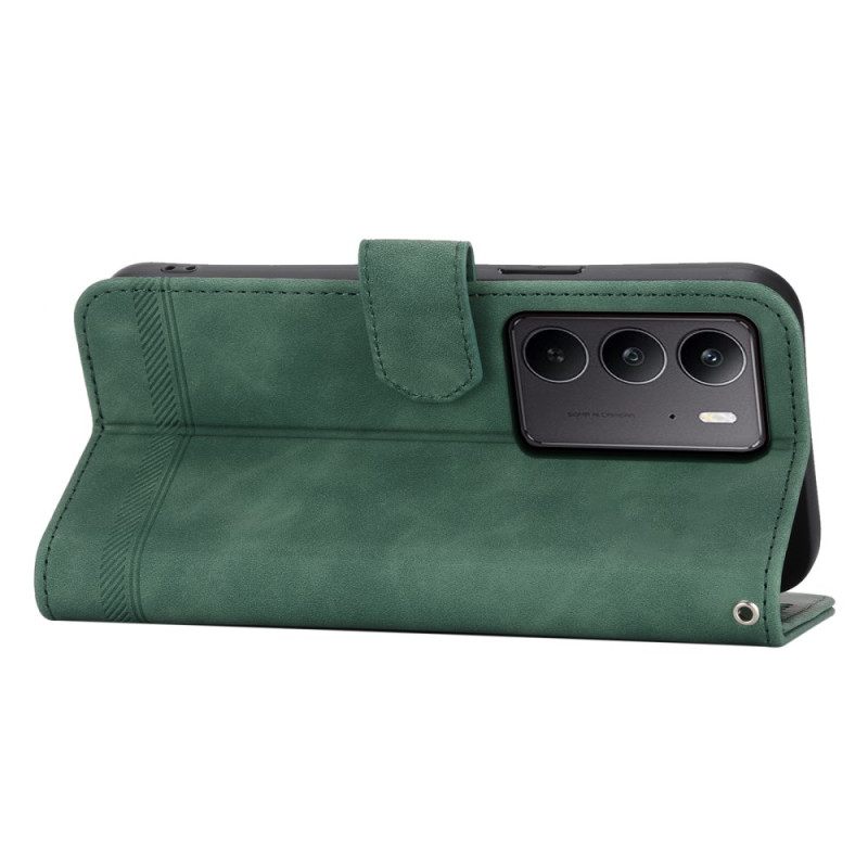 Δερματινη Θηκη Realme C75 Dierfeng Σιλικόνης