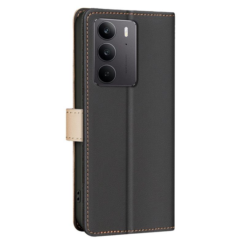 Δερματινη Θηκη Realme C75 Δίχρωμο Binfen Color