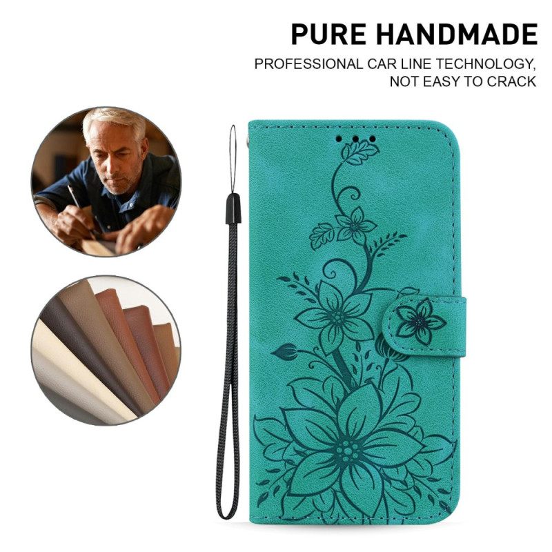 Δερματινη Θηκη Realme C75 Fleur-de-lis