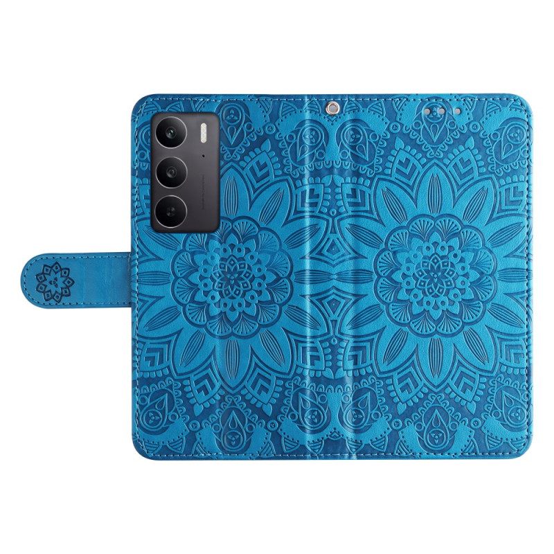 Δερματινη Θηκη Realme C75 Ηλίανθος Σιλικόνης