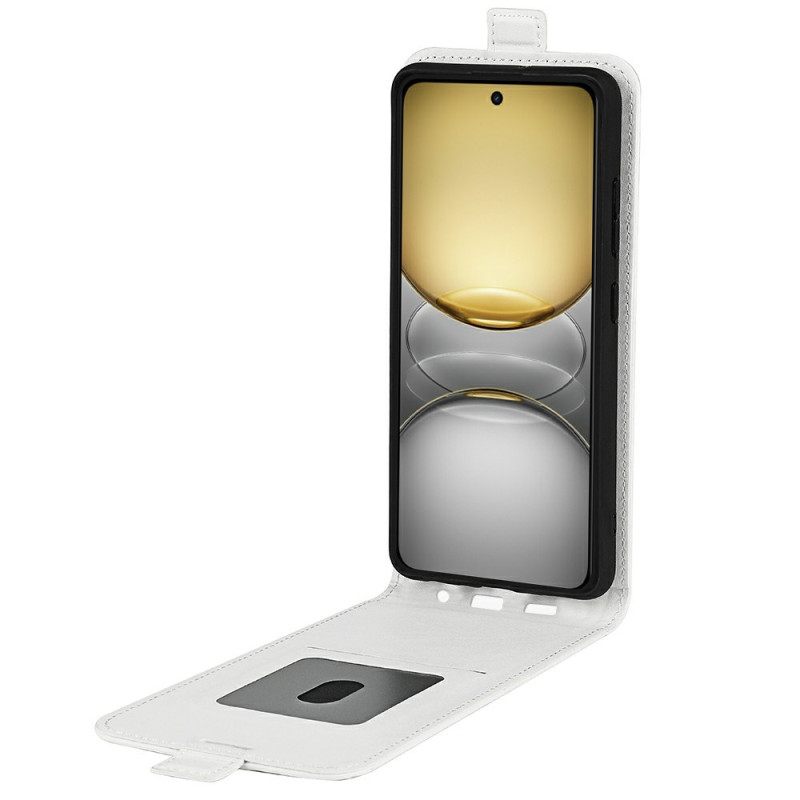 Δερματινη Θηκη Realme C75 Κάθετο Πτερύγιο Σιλικόνης