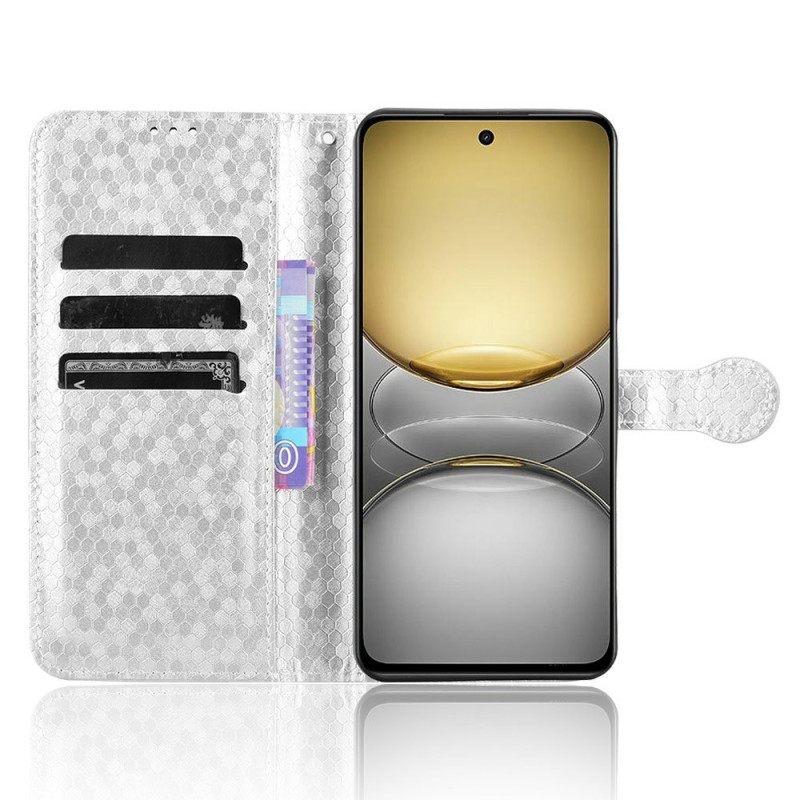 Δερματινη Θηκη Realme C75 Κουκκίδες Με Γκλίτερ Σιλικόνης