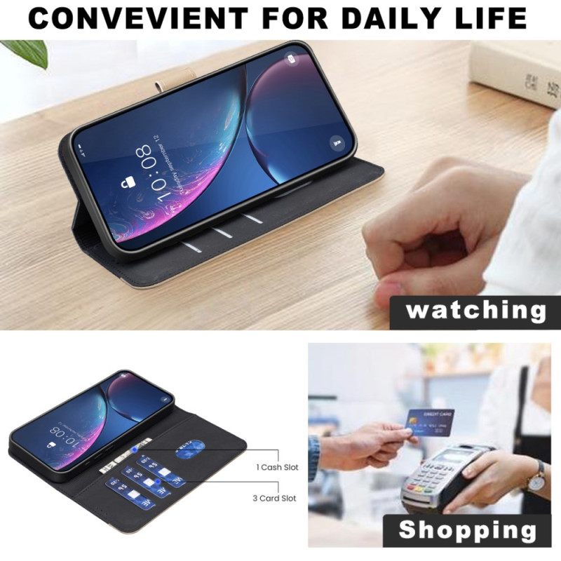 Δερματινη Θηκη Realme C75 Λουλουδάτο Μοτίβο Binfen Color