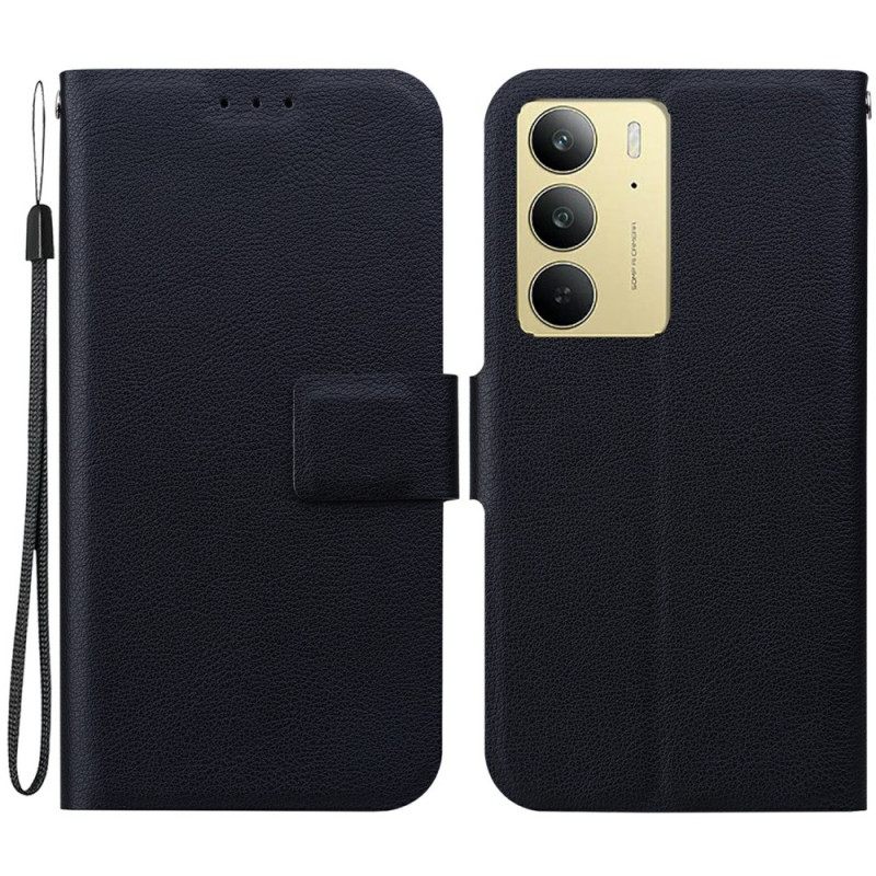 Δερματινη Θηκη Realme C75 Μονόχρωμη Σιλικόνης