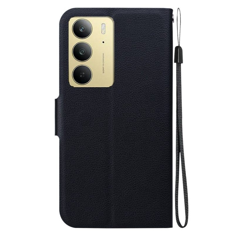 Δερματινη Θηκη Realme C75 Μονόχρωμη Σιλικόνης