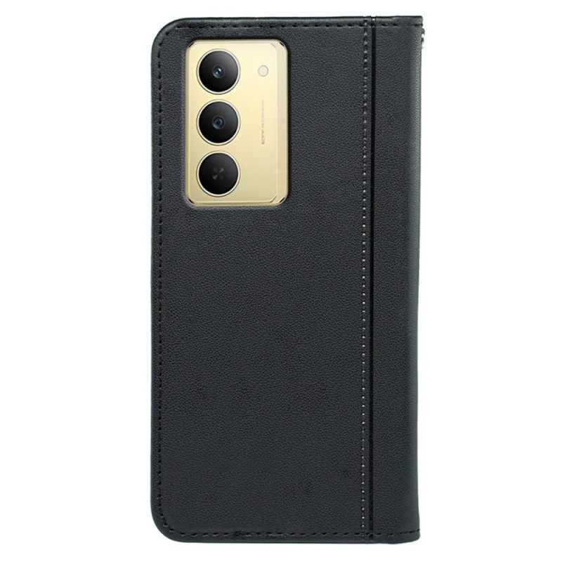 Δερματινη Θηκη Realme C75 Ριγέ