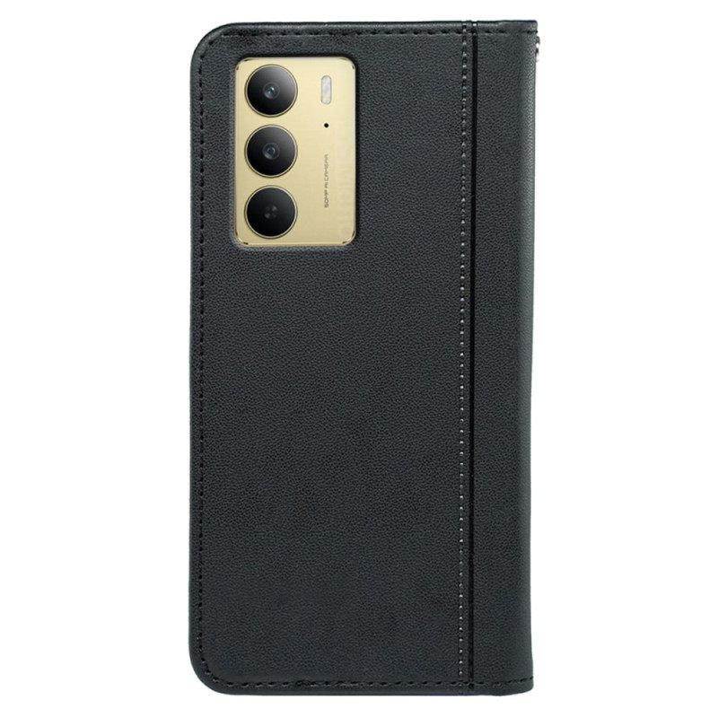 Δερματινη Θηκη Realme C75 Θήκες Κινητών Απλό Με Λουράκι