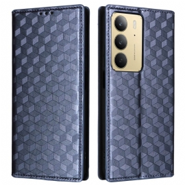 Δερματινη Θηκη Realme C75 Θήκες Κινητών Σχέδιο Με Διαμάντια