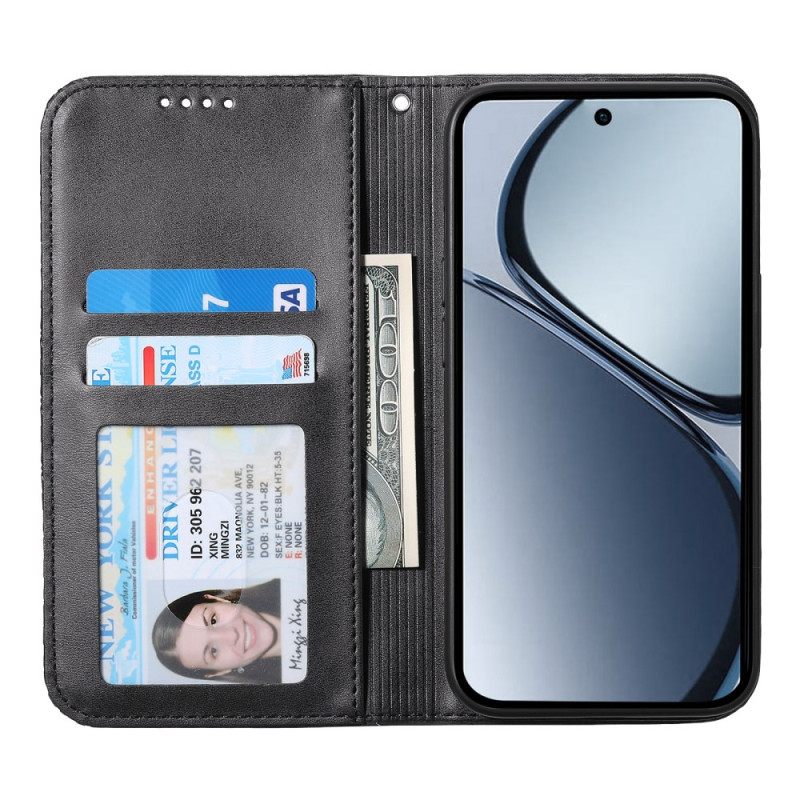 Δερματινη Θηκη Realme C75 Θήκες Κινητών Υφή Δέρματος Μοσχαριού Με Λουράκι