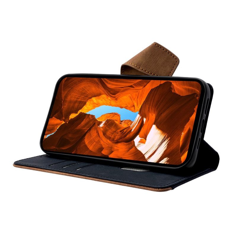 Δερματινη Θηκη Realme C75 Vintage Δίχρωμο