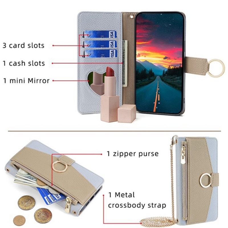 Θηκη Κινητου Realme C75 Θήκες Κινητών Πλήρες Πορτοφόλι Με Αλυσίδα