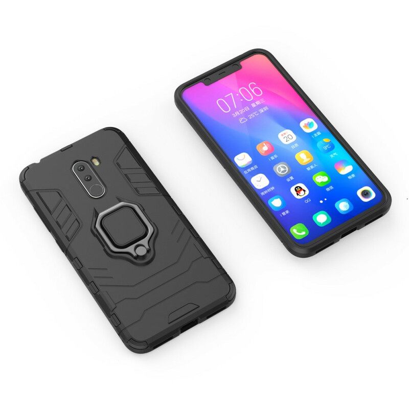 θηκη κινητου Pocophone F1 Ανθεκτικό Στον Δακτύλιο