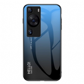 θηκη κινητου Huawei P60 Pro Hello Tempered Glass