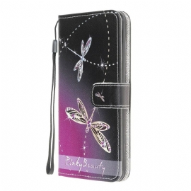 Κάλυμμα Samsung Galaxy A42 5G με κορδονι Strappy Dragonflies