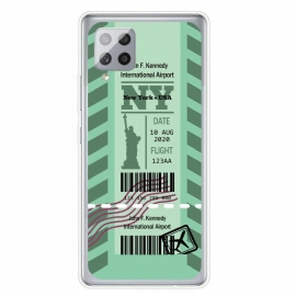 θηκη κινητου Samsung Galaxy A42 5G Κάρτα Επιβίβασης Για Νέα Υόρκη