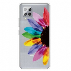 θηκη κινητου Samsung Galaxy A42 5G Πολύχρωμο Λουλούδι