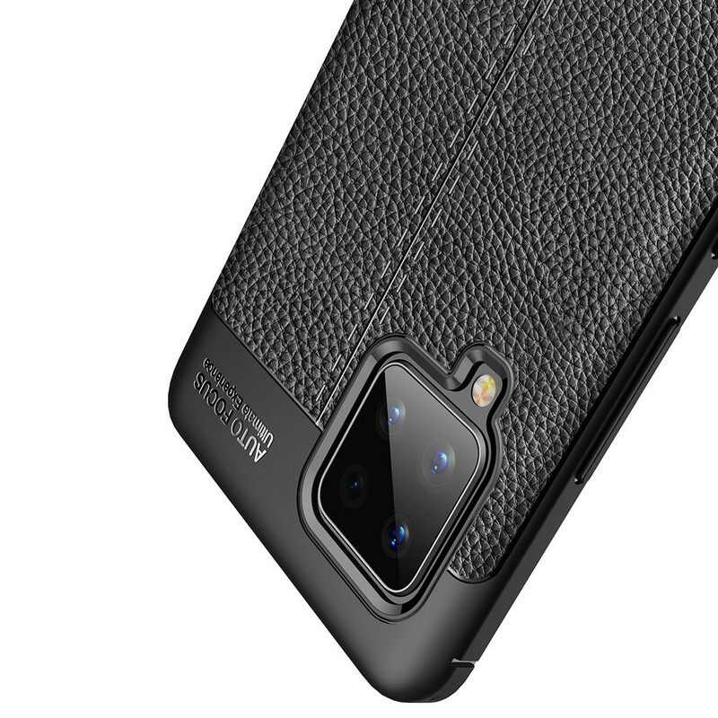 Θήκη Samsung Galaxy A42 5G Δερμάτινο Εφέ Litchi Double Line