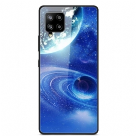 Θήκη Samsung Galaxy A42 5G Πλανήτες Από Γυαλί Και Σιλικόνη