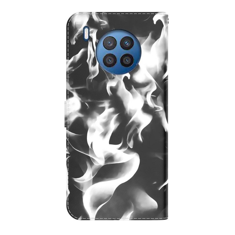 δερματινη θηκη Huawei Nova 8i / Honor 50 Lite Αφηρημένο Μοτίβο