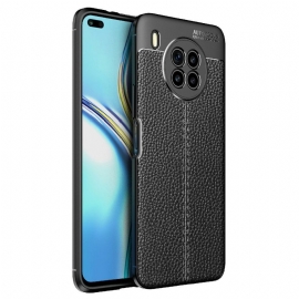 Θήκη Huawei Nova 8i / Honor 50 Lite Δερμάτινο Εφέ Litchi Διπλής Γραμμής