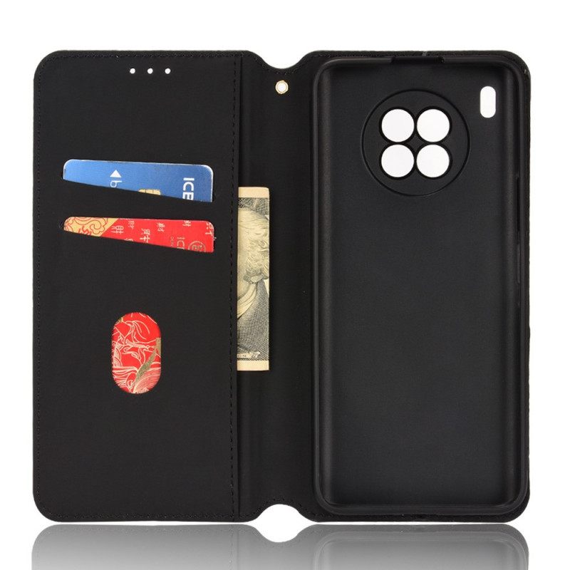 θηκη κινητου Huawei Nova 8i / Honor 50 Lite Θήκη Flip Διαμαντένιο Δερμάτινο Εφέ