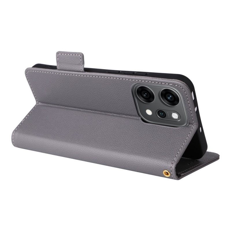 Δερματινη Θηκη Oppo Reno 14 5g Υφή Με Λουράκι