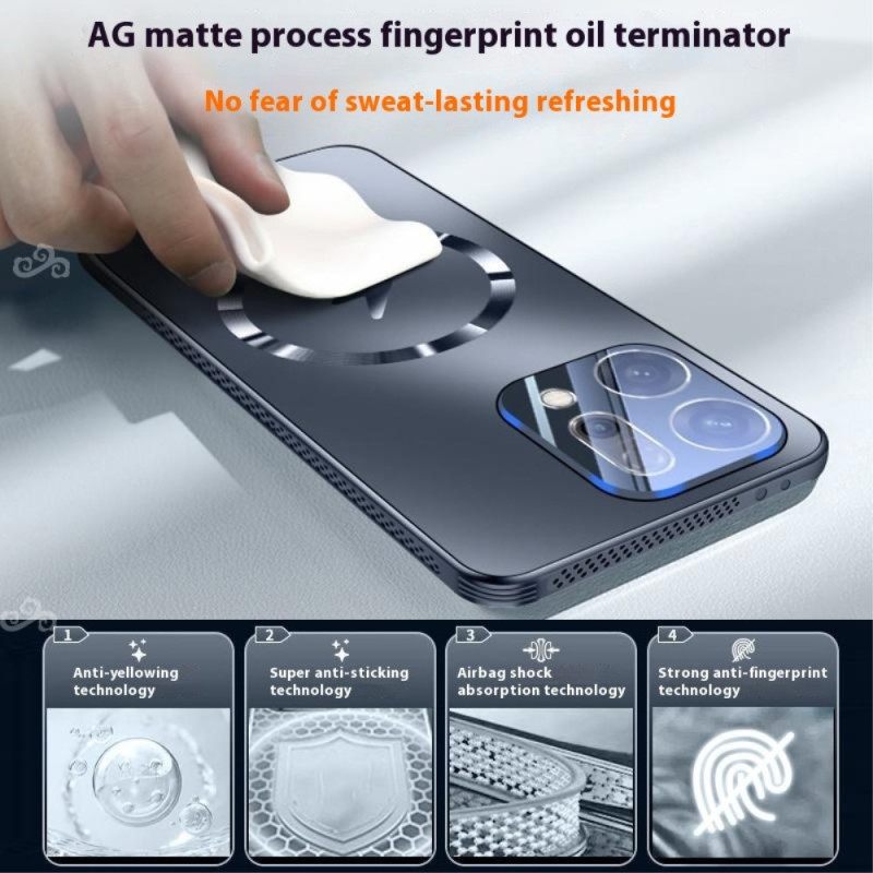 Κάλυμμα Oppo Reno 14 5g Συμβατό Με Magsafe Μεταλλικό Εφέ